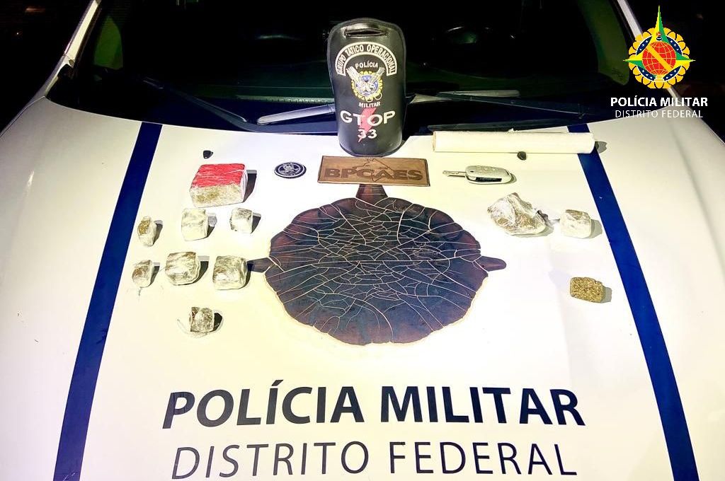 Homem em prisão domiciliar por tráfico de drogas é preso traficando no