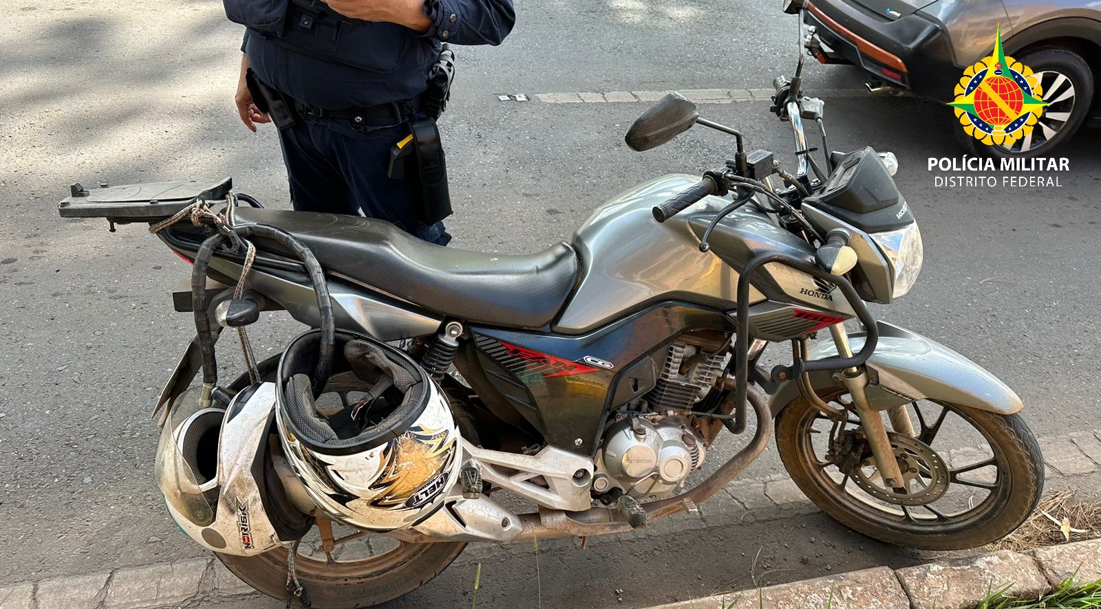 Polícia Militar recupera moto que havia sido furtada em 2022 em