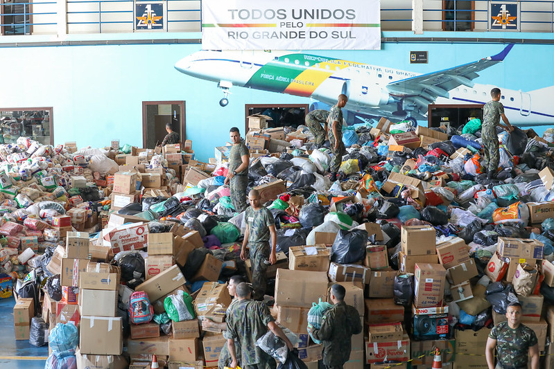 Campanha Brasília pelo Sul arrecada mais de 100 toneladas de alimentos